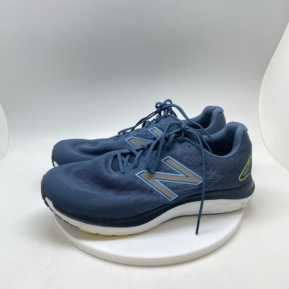 New Balance Sneakers Mens 11.5 4E Fresh Foam 680 M680CN7 Blue Athletic Running